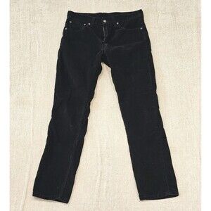 Levi’s 511 Black Corduroy Slim Fit 5 Pocket Pants Mens Size 32x32 Flex Stretch